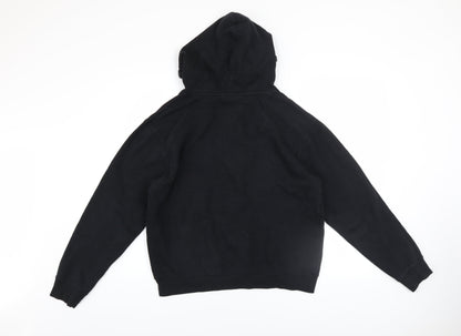 Mens UK Size M Campus Heritage Black Pullover Hoodie