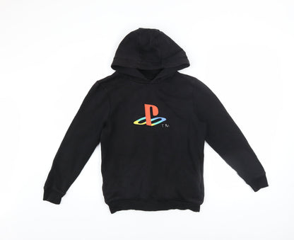 Boys UK Size 10-11 Years George Black Pullover Hoodie