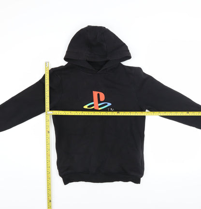 Boys UK Size 10-11 Years George Black Pullover Hoodie
