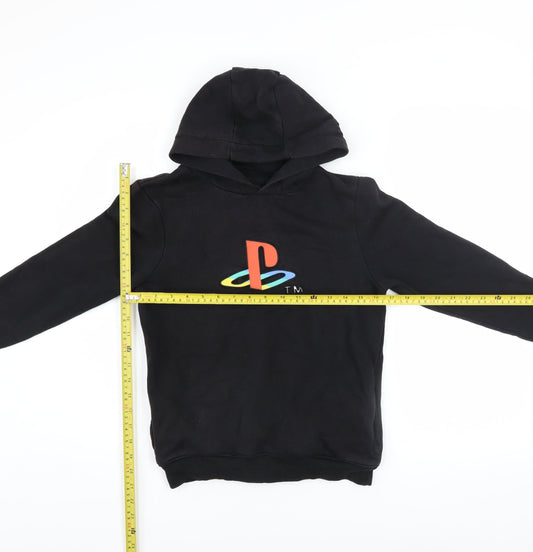 Boys UK Size 10-11 Years George Black Pullover Hoodie
