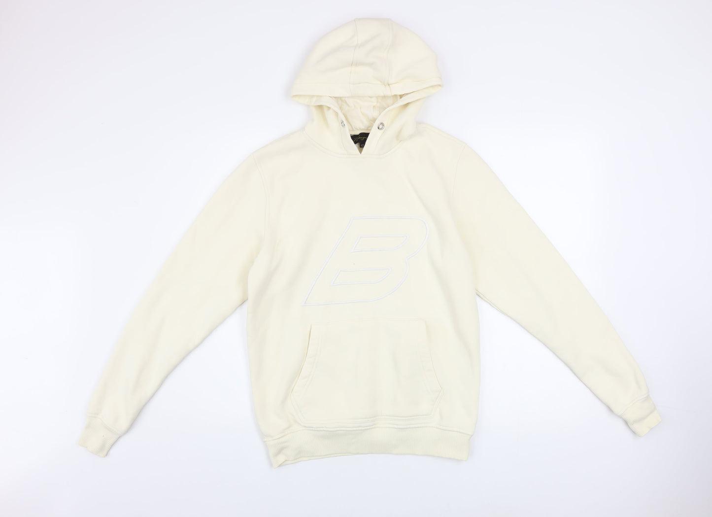 Mens UK Size XS Benjart Beige Pullover Hoodie