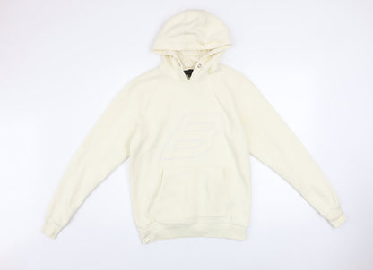 Mens UK Size XS Benjart Beige Pullover Hoodie