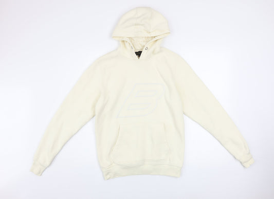 Mens UK Size XS Benjart Beige Pullover Hoodie