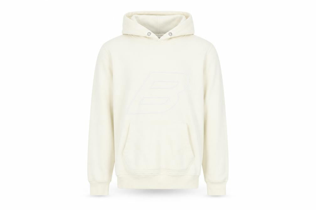 Mens UK Size XS Benjart Beige Pullover Hoodie