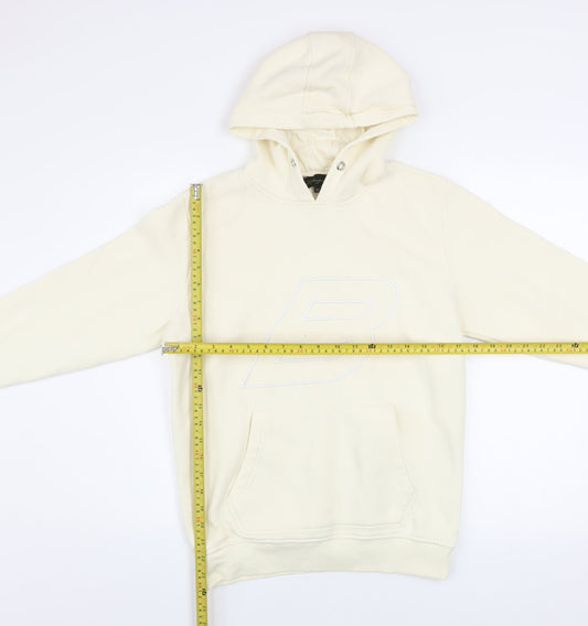 Mens UK Size XS Benjart Beige Pullover Hoodie