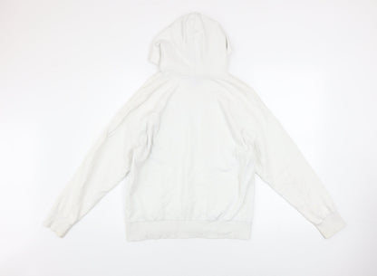 Disney Girls White Stitch Pullover Hoodie 13-14 Years Graphic Print