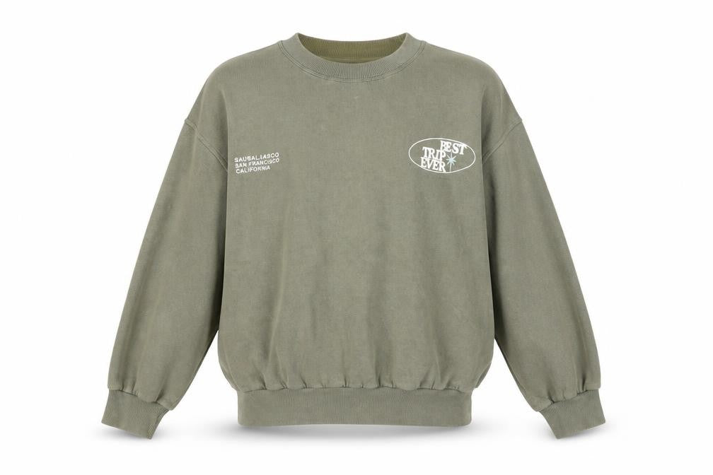 Womens UK Size XS Pacific Republic Green Pullover Sweatshirt