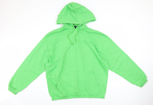 Mens UK Size M ASOS DESIGN Green Pullover Hoodie