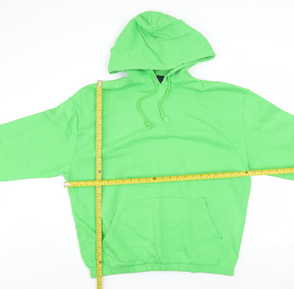 Mens UK Size M ASOS DESIGN Green Pullover Hoodie