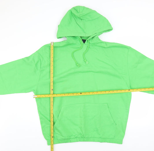 Mens UK Size M ASOS DESIGN Green Pullover Hoodie