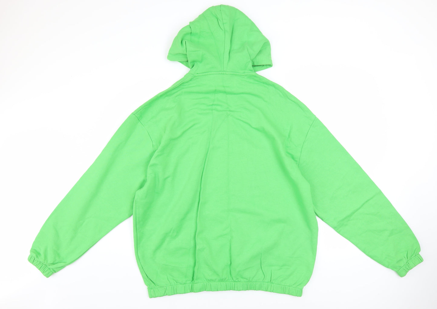 Mens UK Size M ASOS DESIGN Green Pullover Hoodie