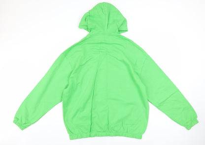 Mens UK Size M ASOS DESIGN Green Pullover Hoodie