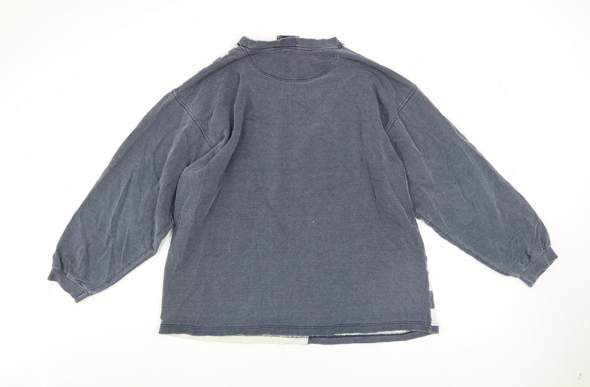 Mens UK Size L FX Blue Pullover Sweatshirt