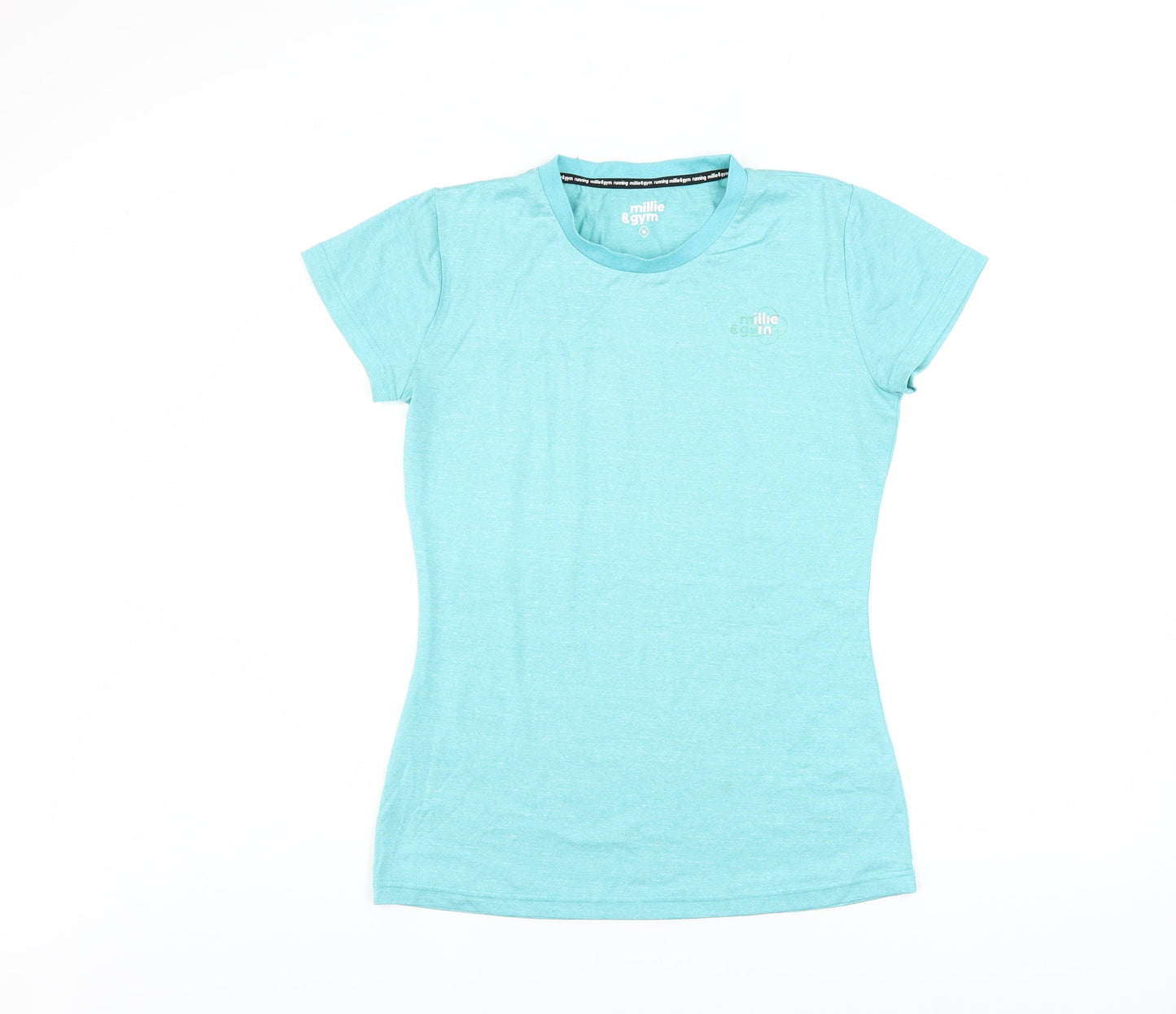 Womens UK Size M millie & gym Blue Running Gym & Training Fitness Yoga T-Shirt