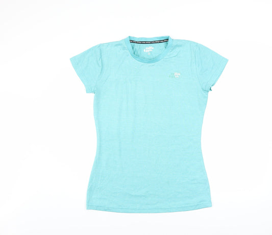 Womens UK Size M millie & gym Blue Running Gym & Training Fitness Yoga T-Shirt