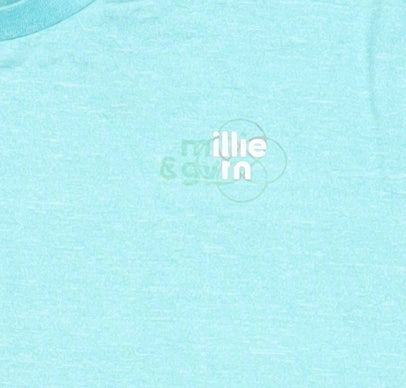 Womens UK Size M millie & gym Blue Running Gym & Training Fitness Yoga T-Shirt