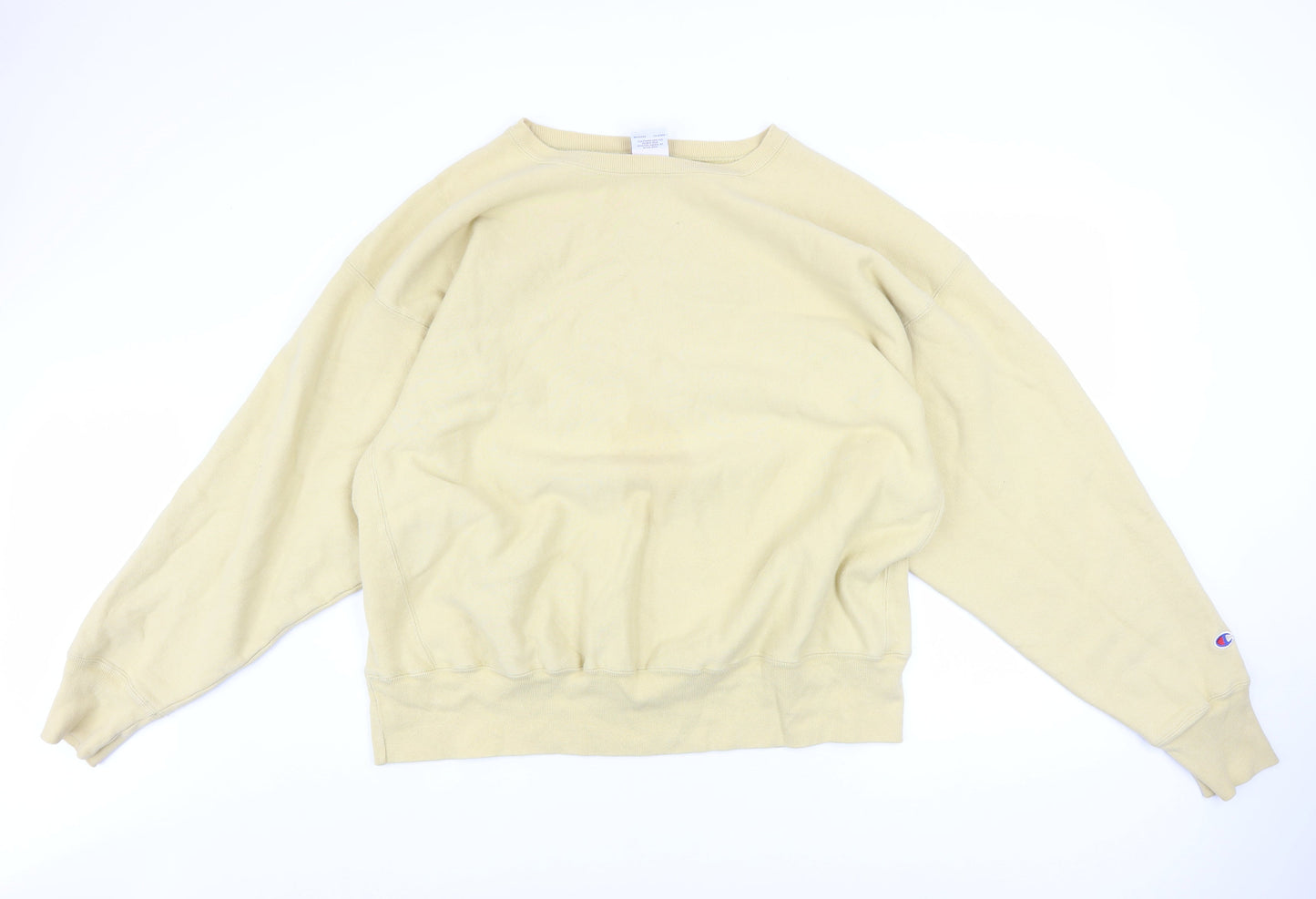 Mens UK Size 2XL Champion Beige Pullover Sweatshirt