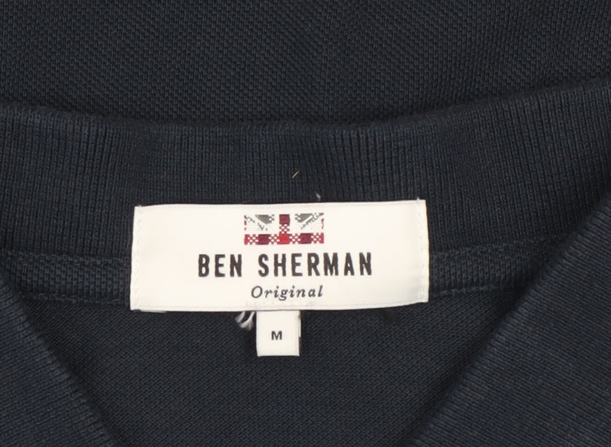 Mens UK Size M Ben Sherman 100% Cotton Polo Shirt