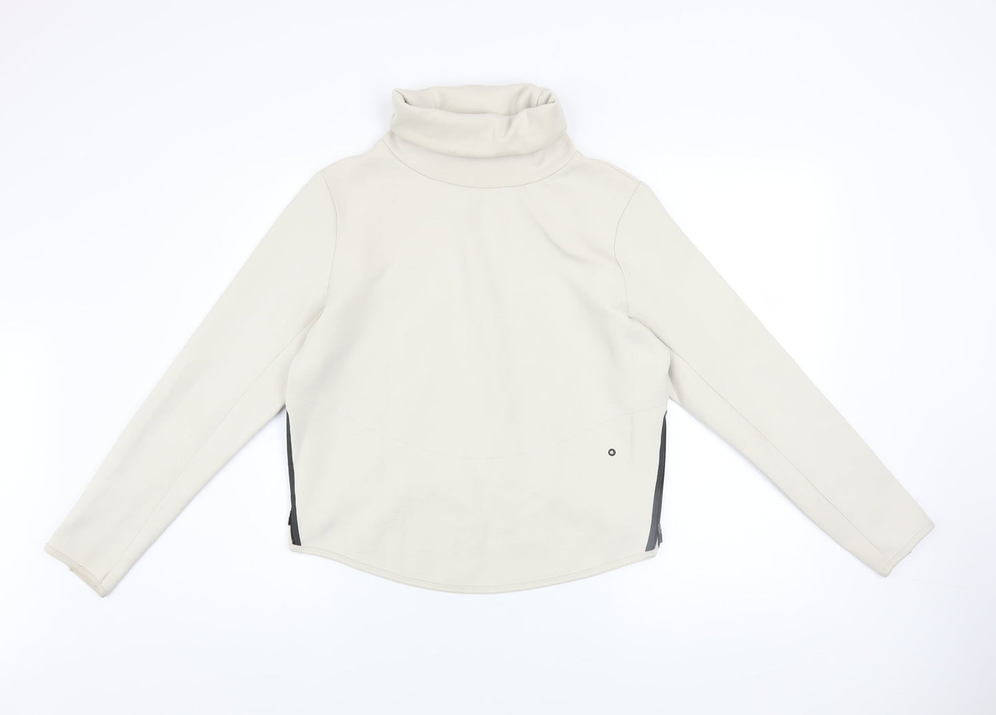 Womens UK Size S Nike Beige Pullover Sweatshirt