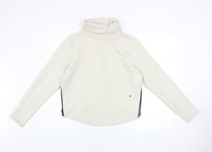 Womens UK Size S Nike Beige Pullover Sweatshirt