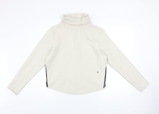 Womens UK Size S Nike Beige Pullover Sweatshirt