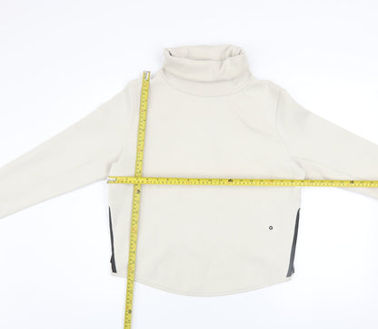 Womens UK Size S Nike Beige Pullover Sweatshirt