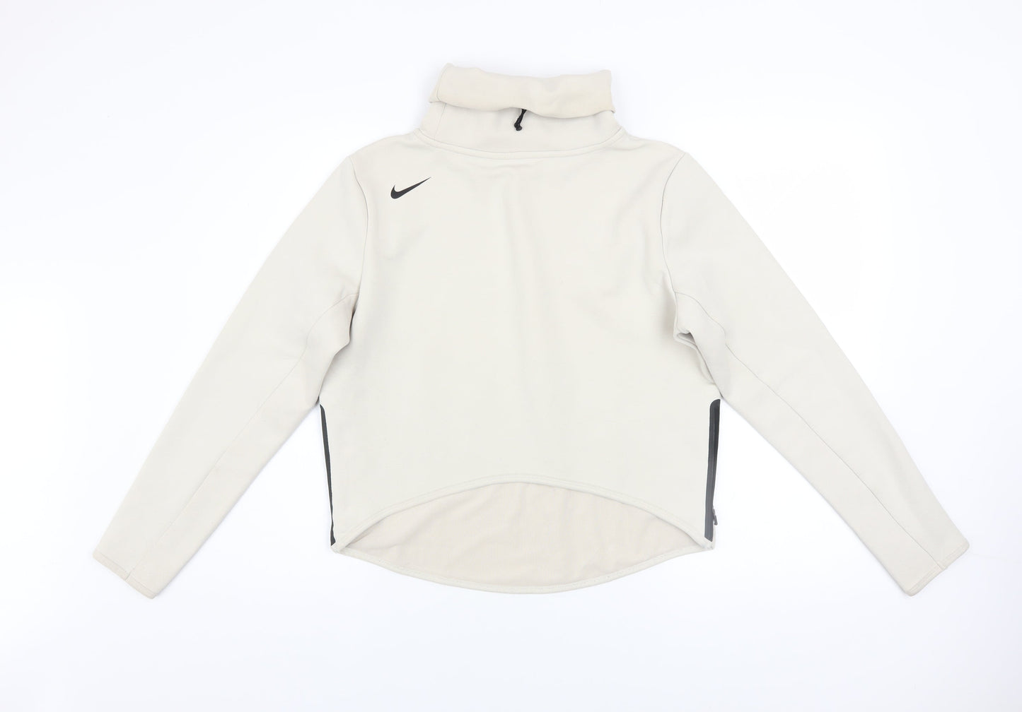 Womens UK Size S Nike Beige Pullover Sweatshirt