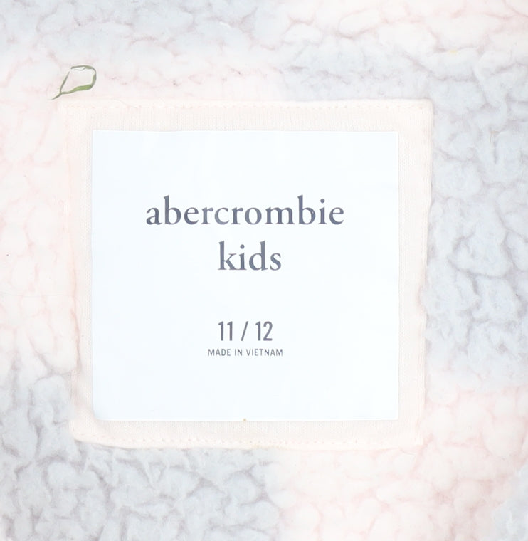 Girls UK Size 11-12 Years abercrombie kids Multicoloured Puffer Jacket