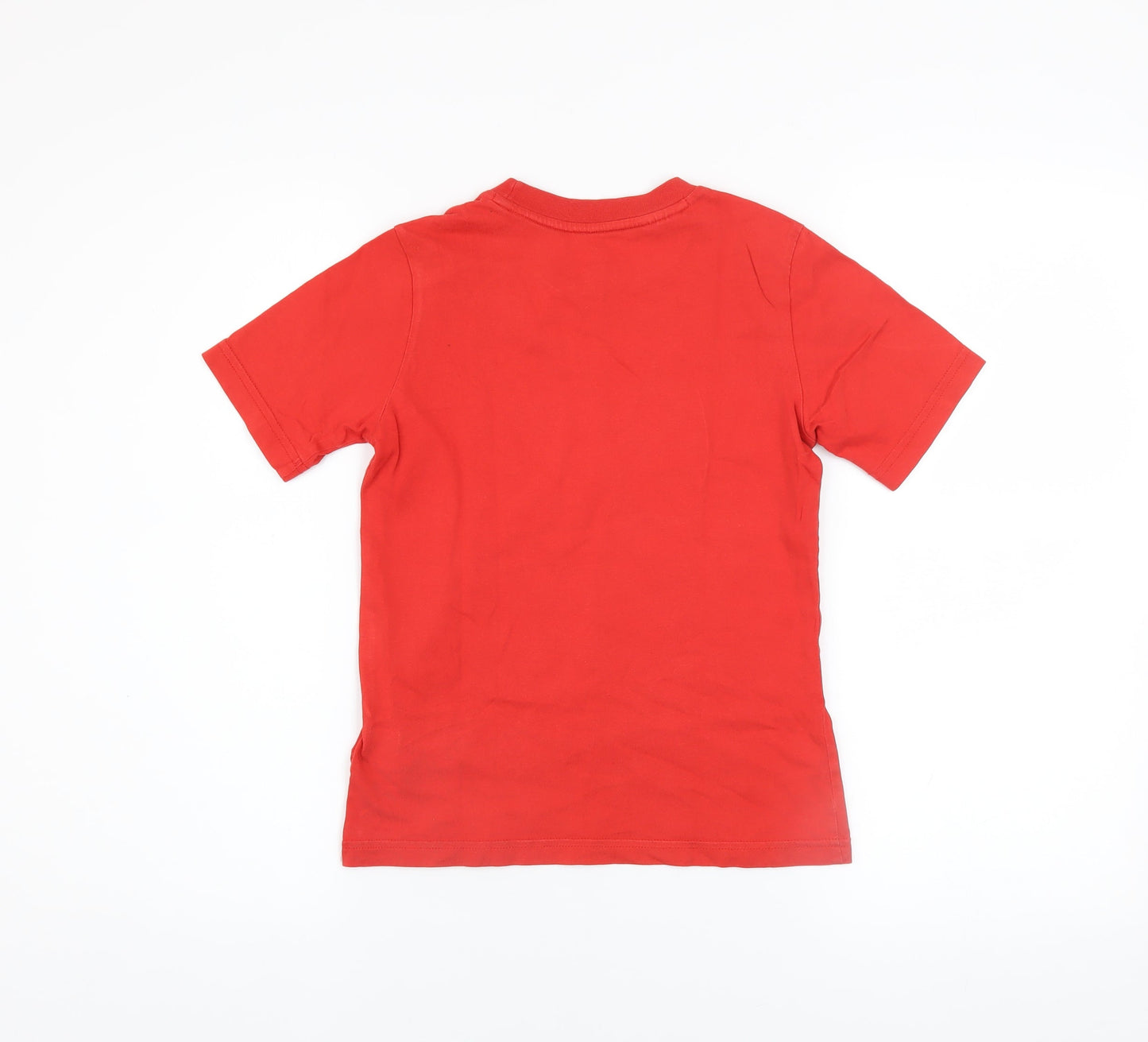 Boys UK Size 6-7 Years adidas Red Basic T-Shirt