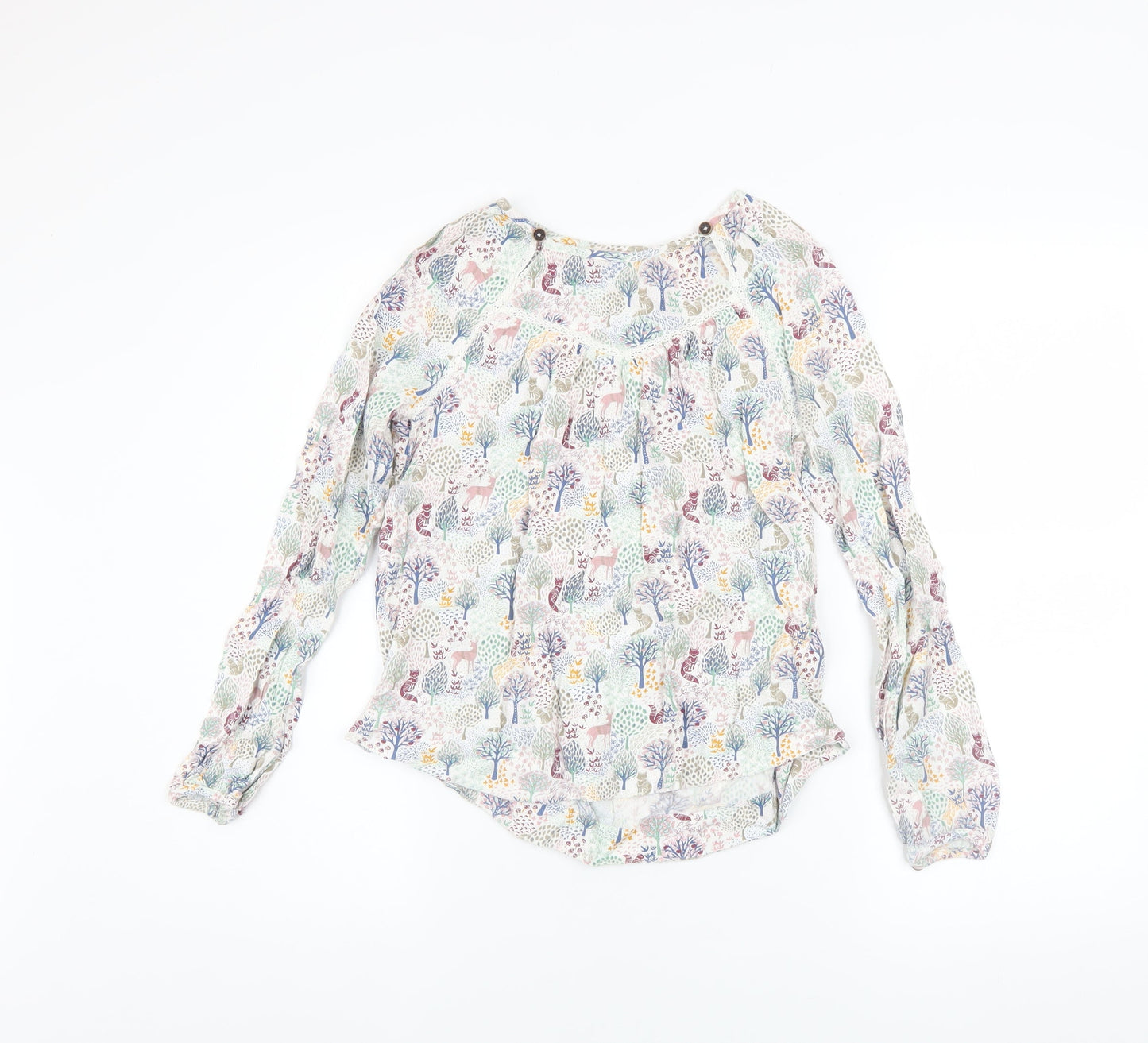Girls UK Size 12-13 Years FatFace Multicoloured Pullover Blouse