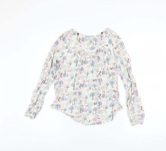 Girls UK Size 12-13 Years FatFace Multicoloured Pullover Blouse