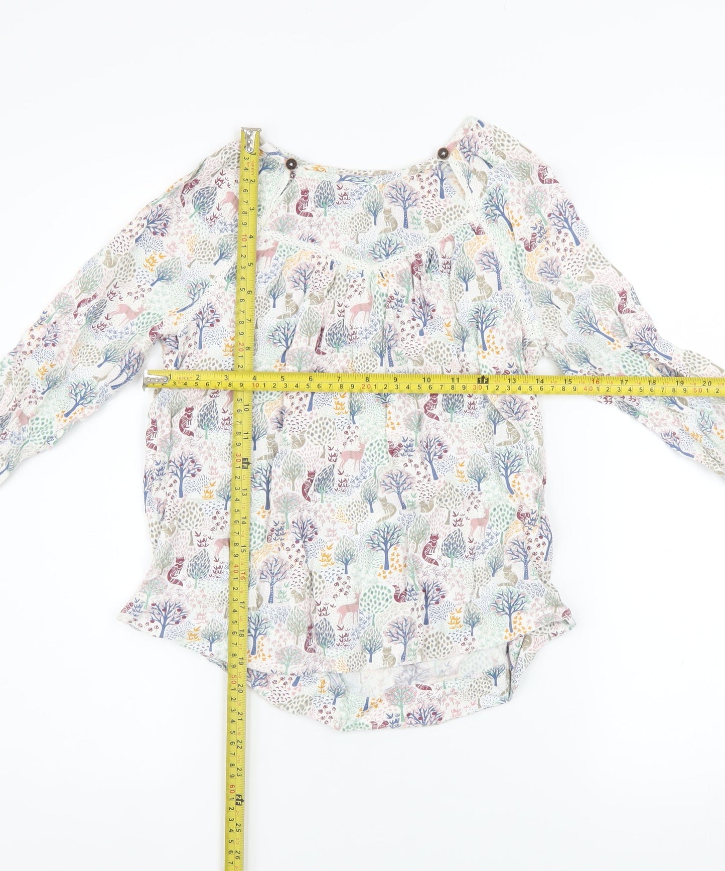 Girls UK Size 12-13 Years FatFace Multicoloured Pullover Blouse