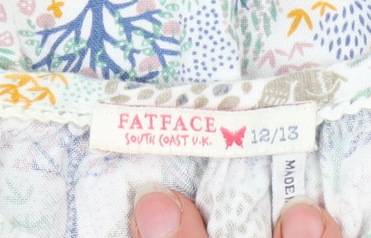 Girls UK Size 12-13 Years FatFace Multicoloured Pullover Blouse