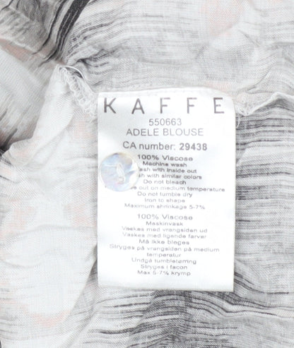 Womens UK Size 6 Kaffe Multicoloured Tunic Blouse