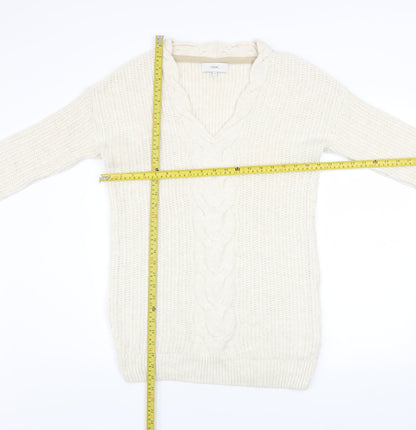 Womens UK Size 10 NEXT Ivory Pullover Jumper