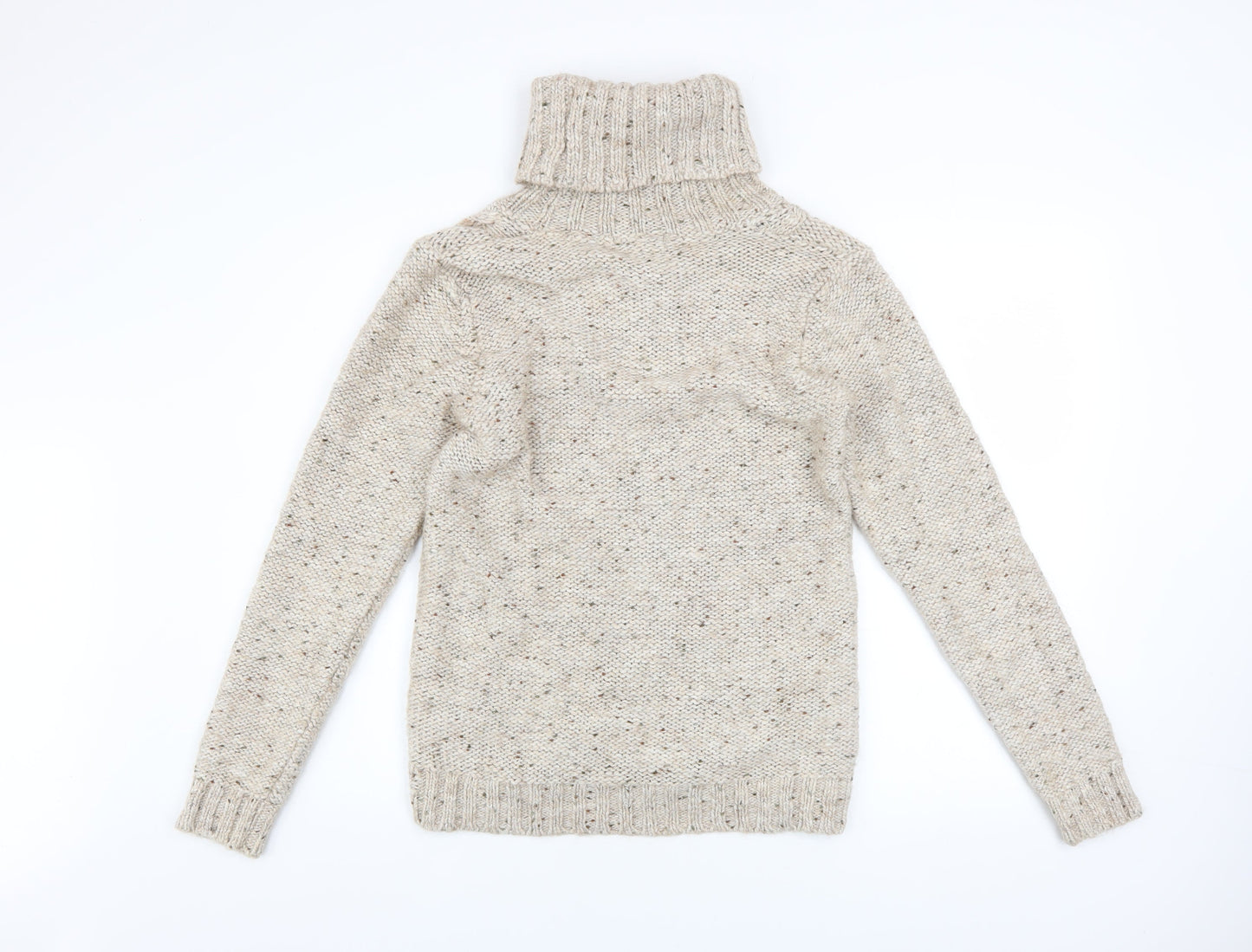 Womens UK Size L Gallery Beige Pullover Jumper
