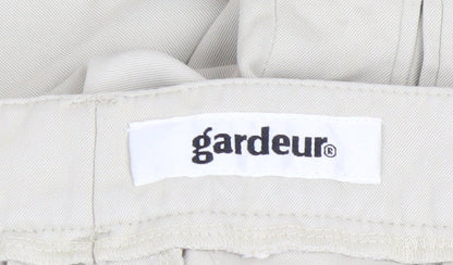 Womens UK Size 12 GARDEUR Regular Fit Chino Beige Trousers