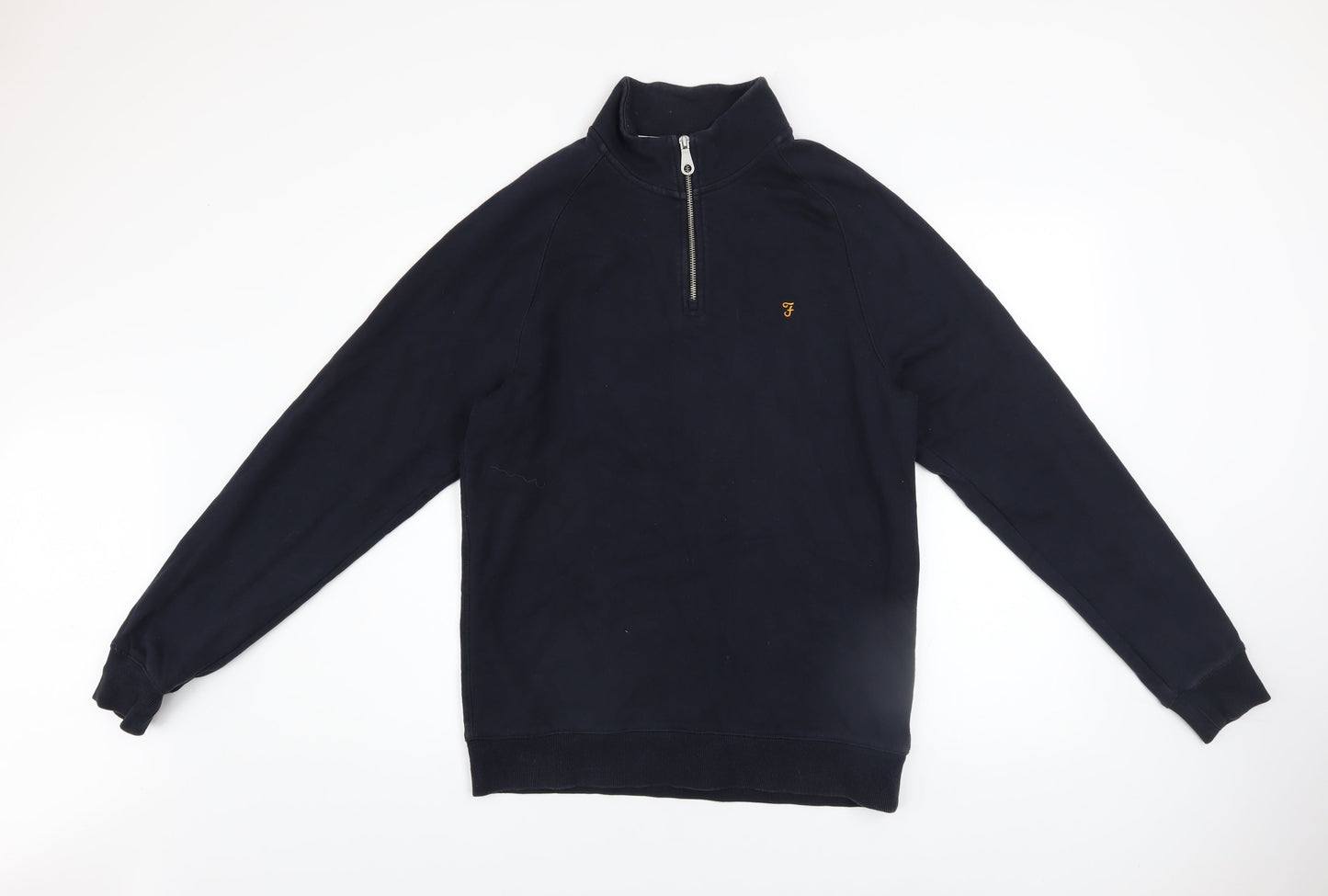 Mens UK Size L Farah Blue Pullover Sweatshirt