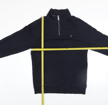 Mens UK Size L Farah Blue Pullover Sweatshirt