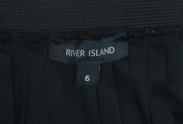 Womens UK Size 6 River Island Pleated Chiffon Skirt