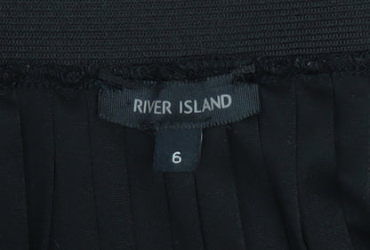 Womens UK Size 6 River Island Pleated Chiffon Skirt