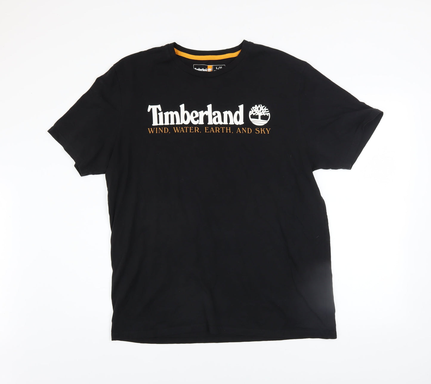 Mens UK Size L Timberland Black  T-Shirt