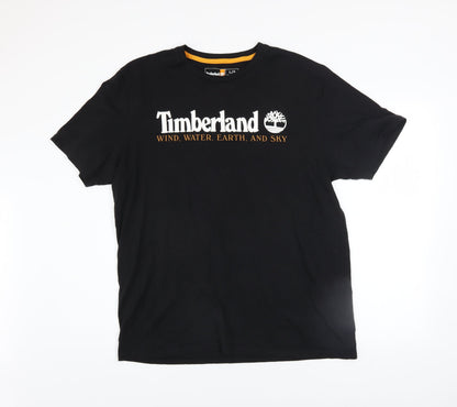 Mens UK Size L Timberland Black  T-Shirt
