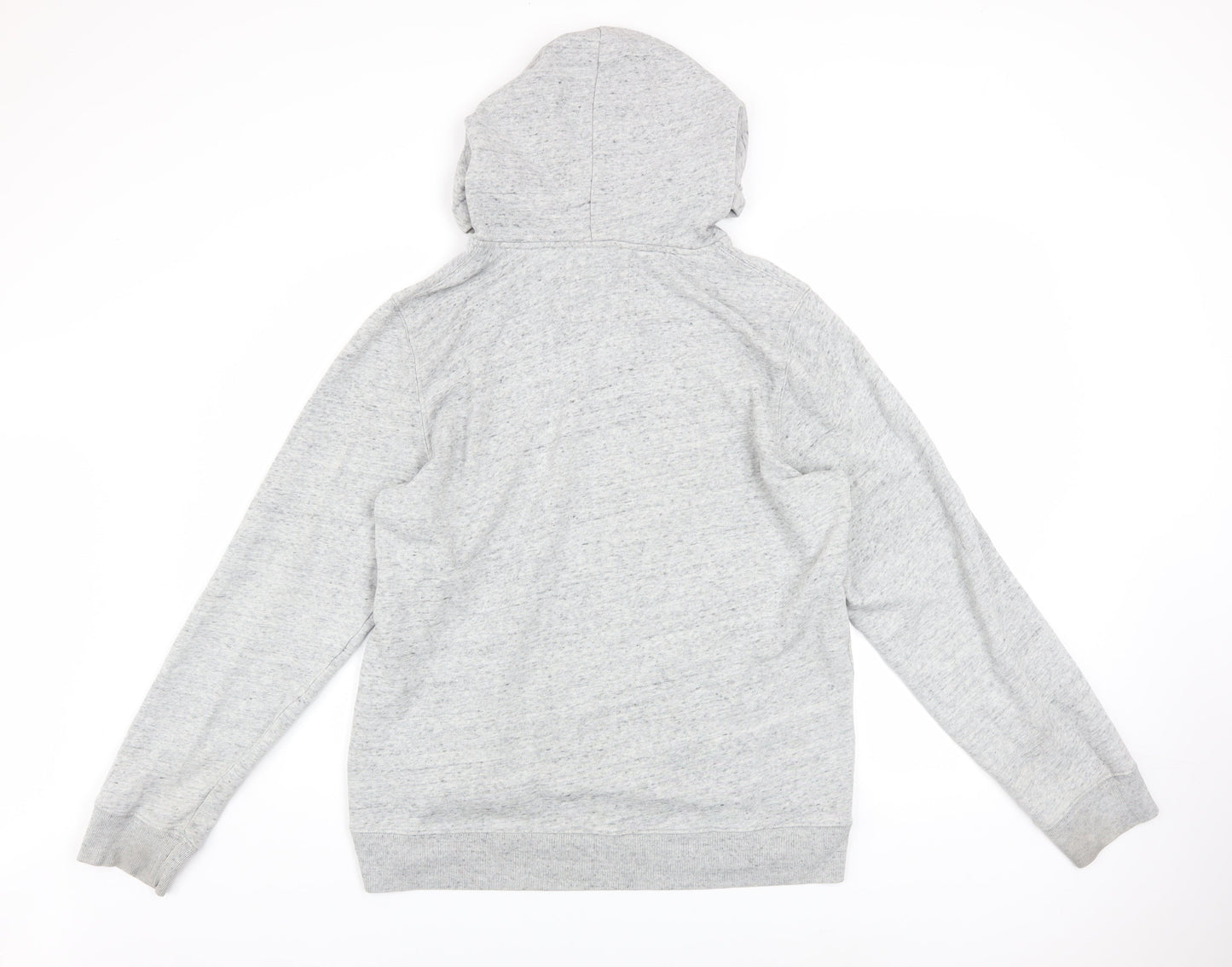 Mens UK Size L Hollister Grey Pullover Hoodie