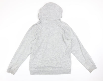 Mens UK Size L Hollister Grey Pullover Hoodie