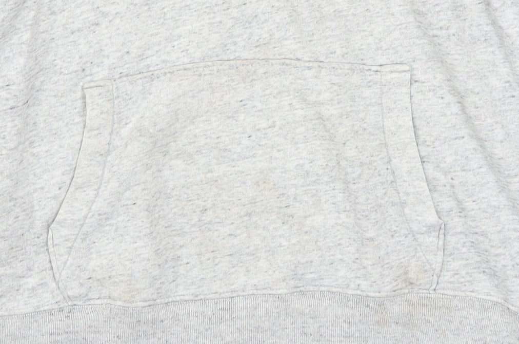 Mens UK Size L Hollister Grey Pullover Hoodie