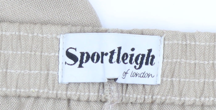 Womens UK Size 16 Sportleigh of London Regular Fit Casual Travel Beige Trousers