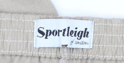 Womens UK Size 16 Sportleigh of London Regular Fit Casual Travel Beige Trousers