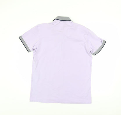 Mens UK Size M OTTOMODA Cotton Blend Polo Shirt