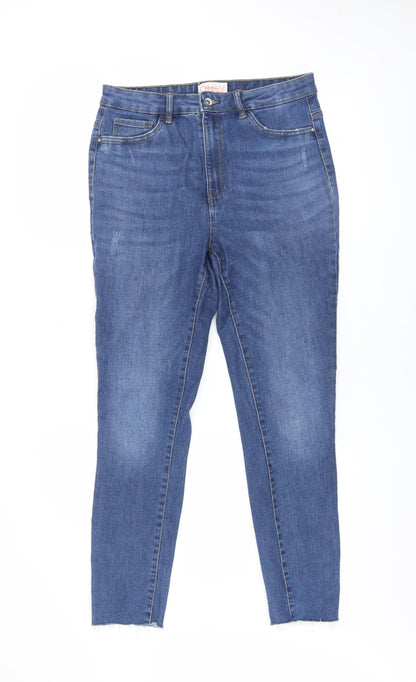 Womens UK Size L Only Slim Fit Skinny Blue Jeans